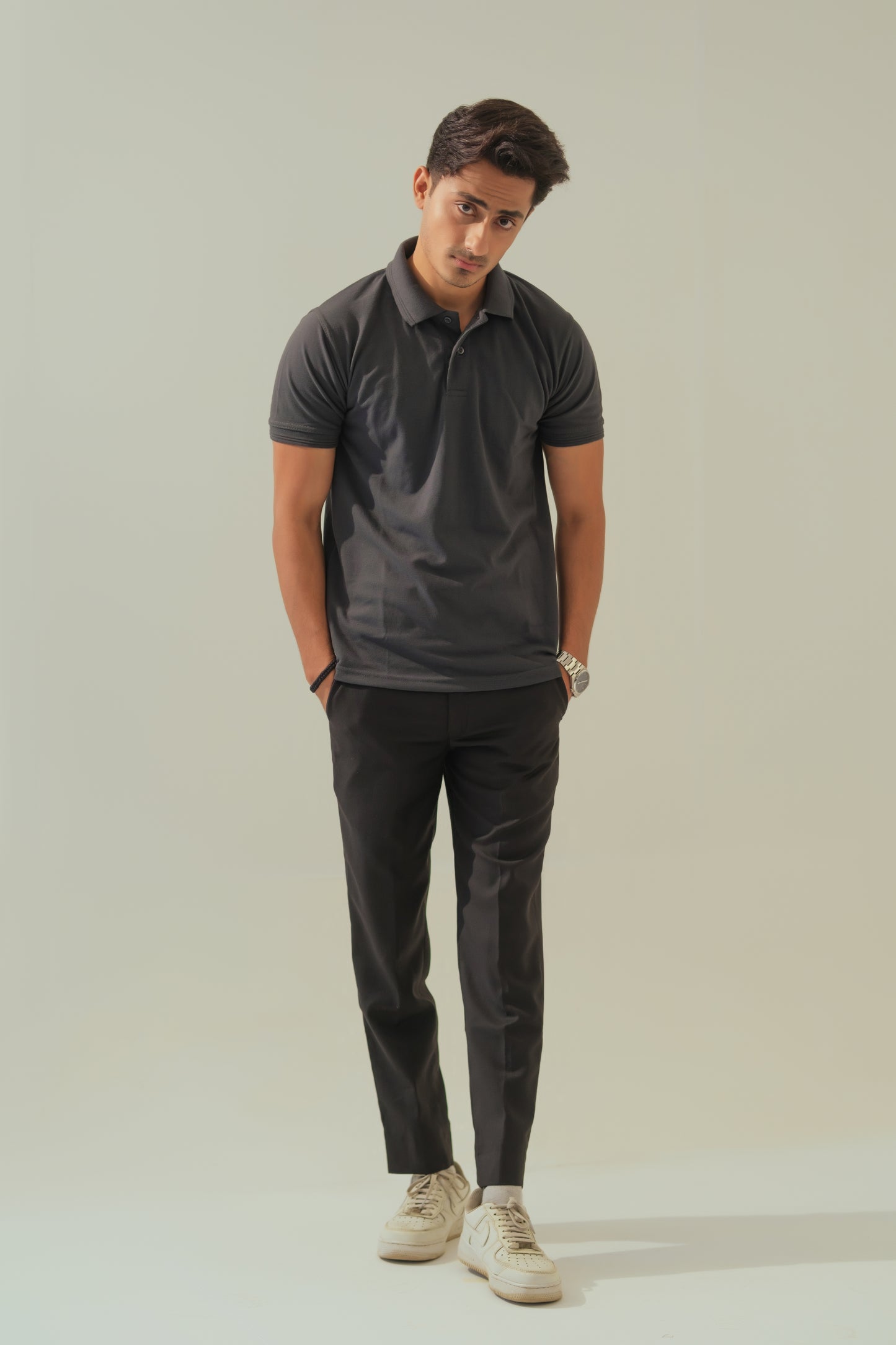 Classic Polo – Charcoal
