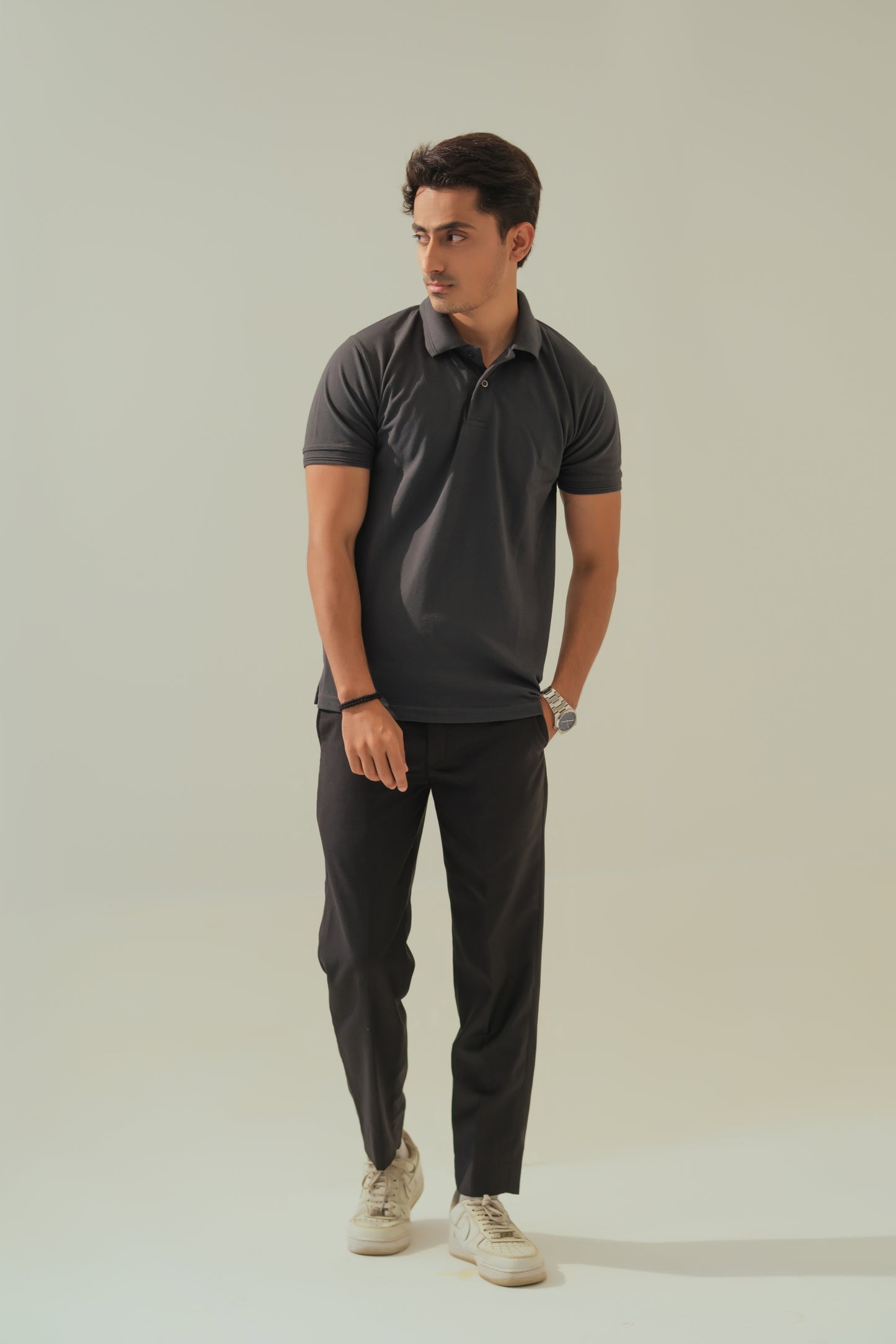 Classic Polo – Charcoal