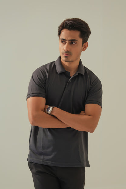 Classic Polo – Charcoal