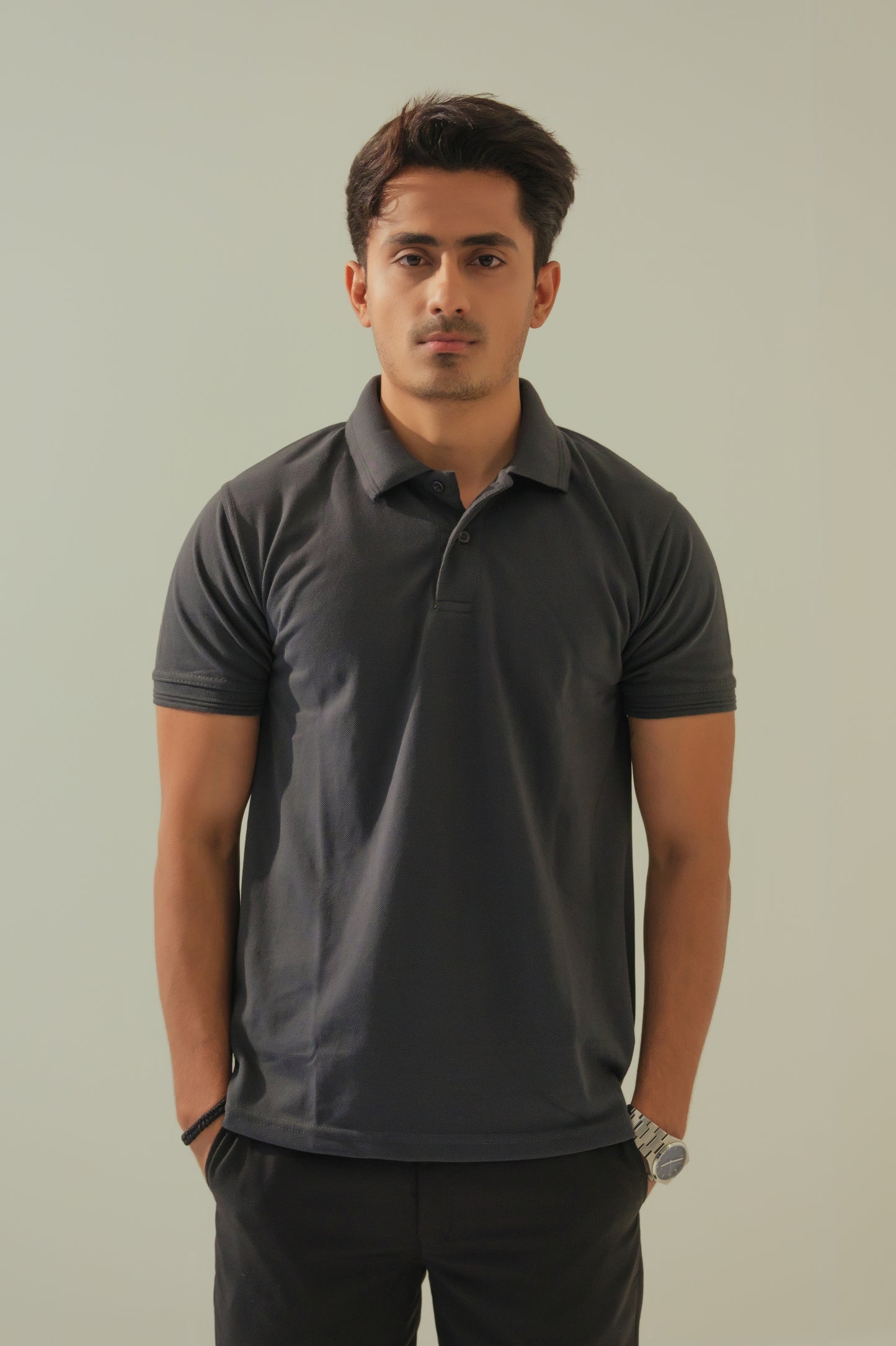 Classic Polo – Charcoal