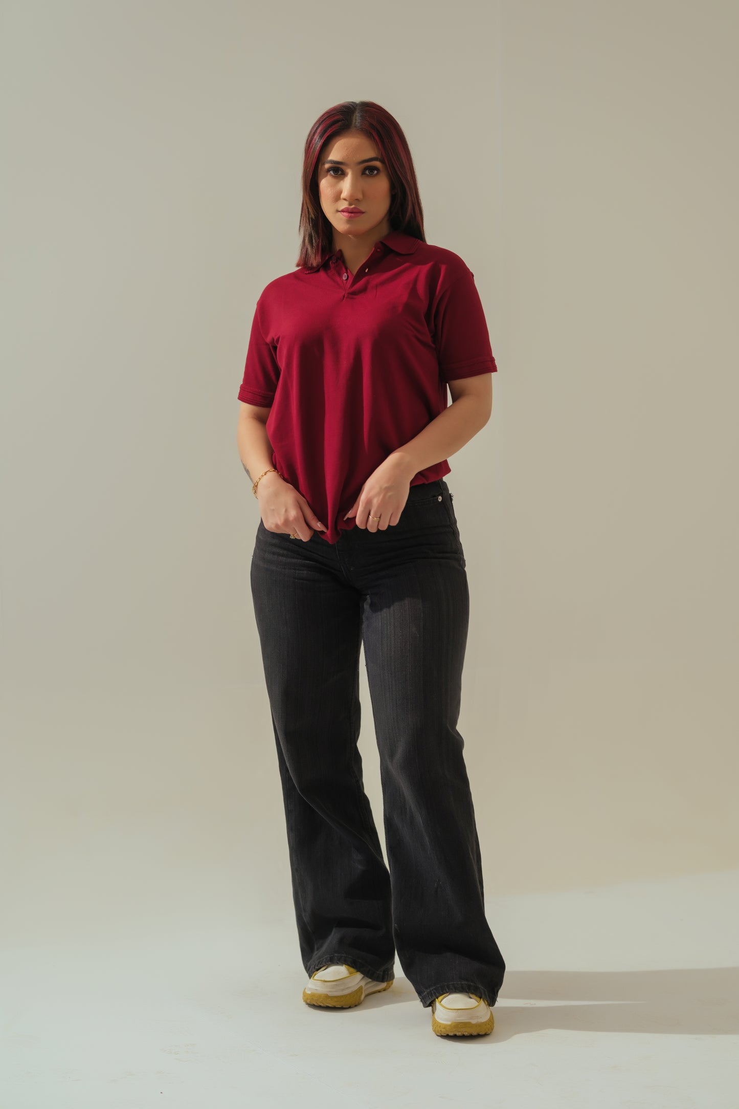 Classic Polo – Burgundy
