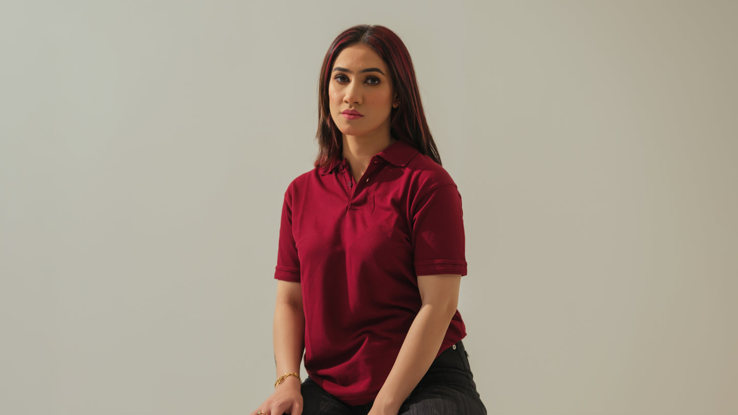 Classic Polo – Burgundy