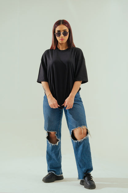 Oversized T-Shirt – Black