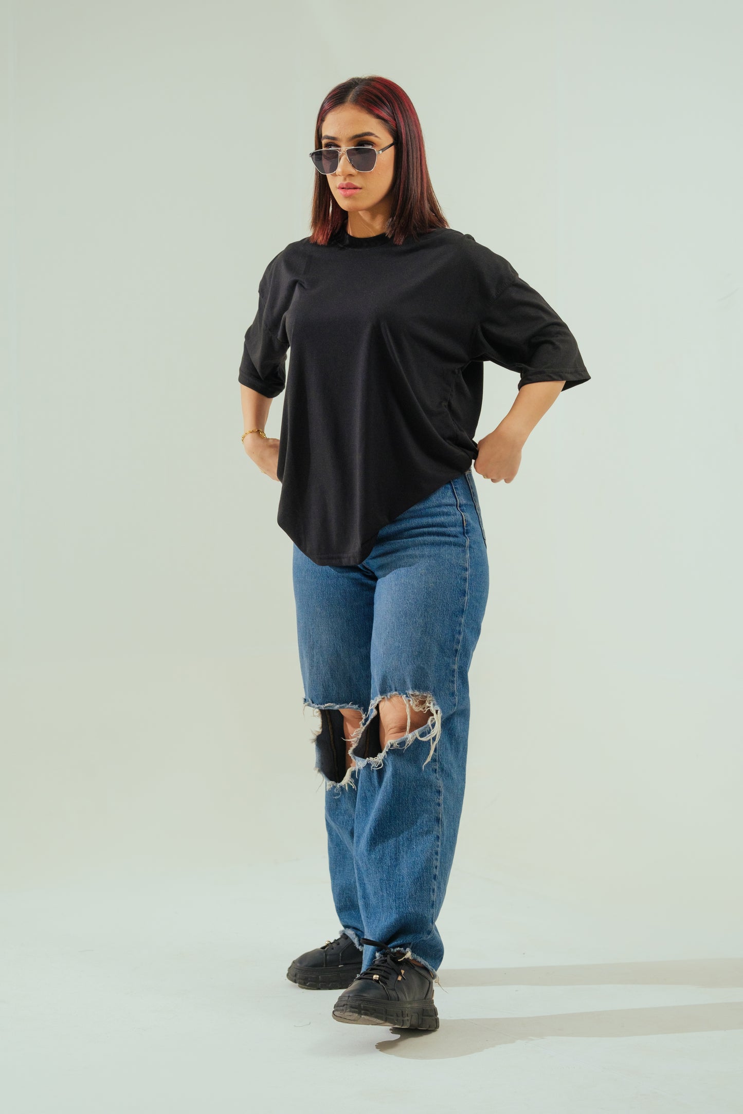 Oversized T-Shirt – Black