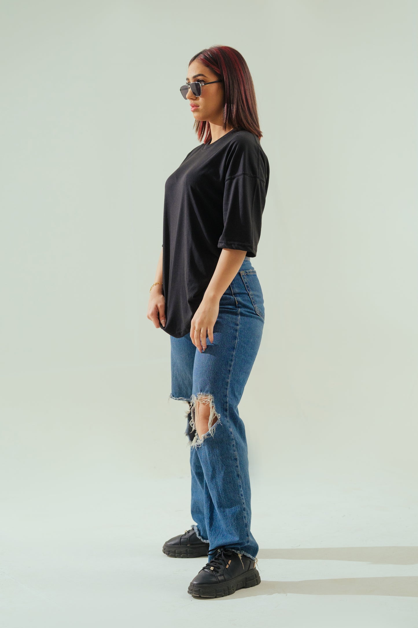 Oversized T-Shirt – Black