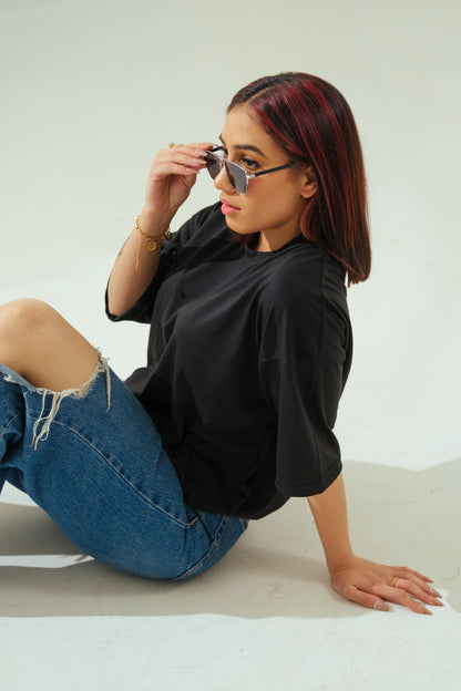 Oversized T-Shirt – Black