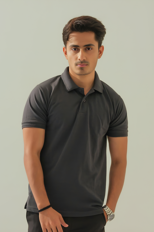 Classic Polo – Charcoal